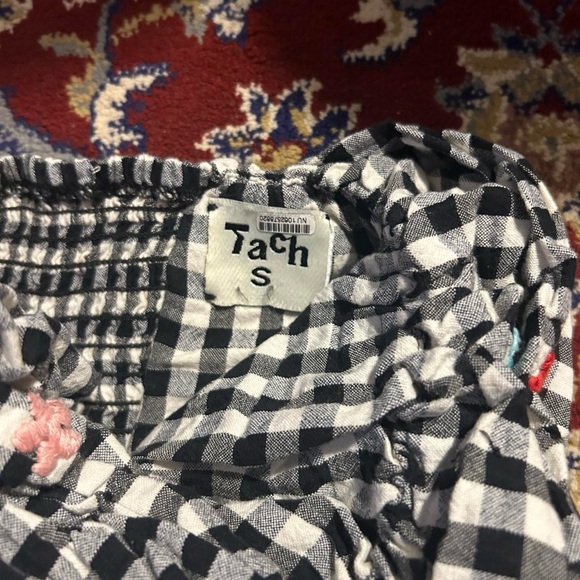 TACH Betsy Strapless Gingham Dress - Picture 5 of 7